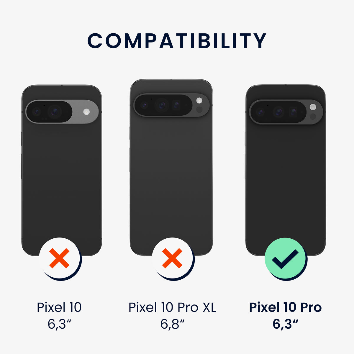kwmobile Case for Google Pixel 10 Pro - Soft Cell Phone Silicone Case Protective Cover