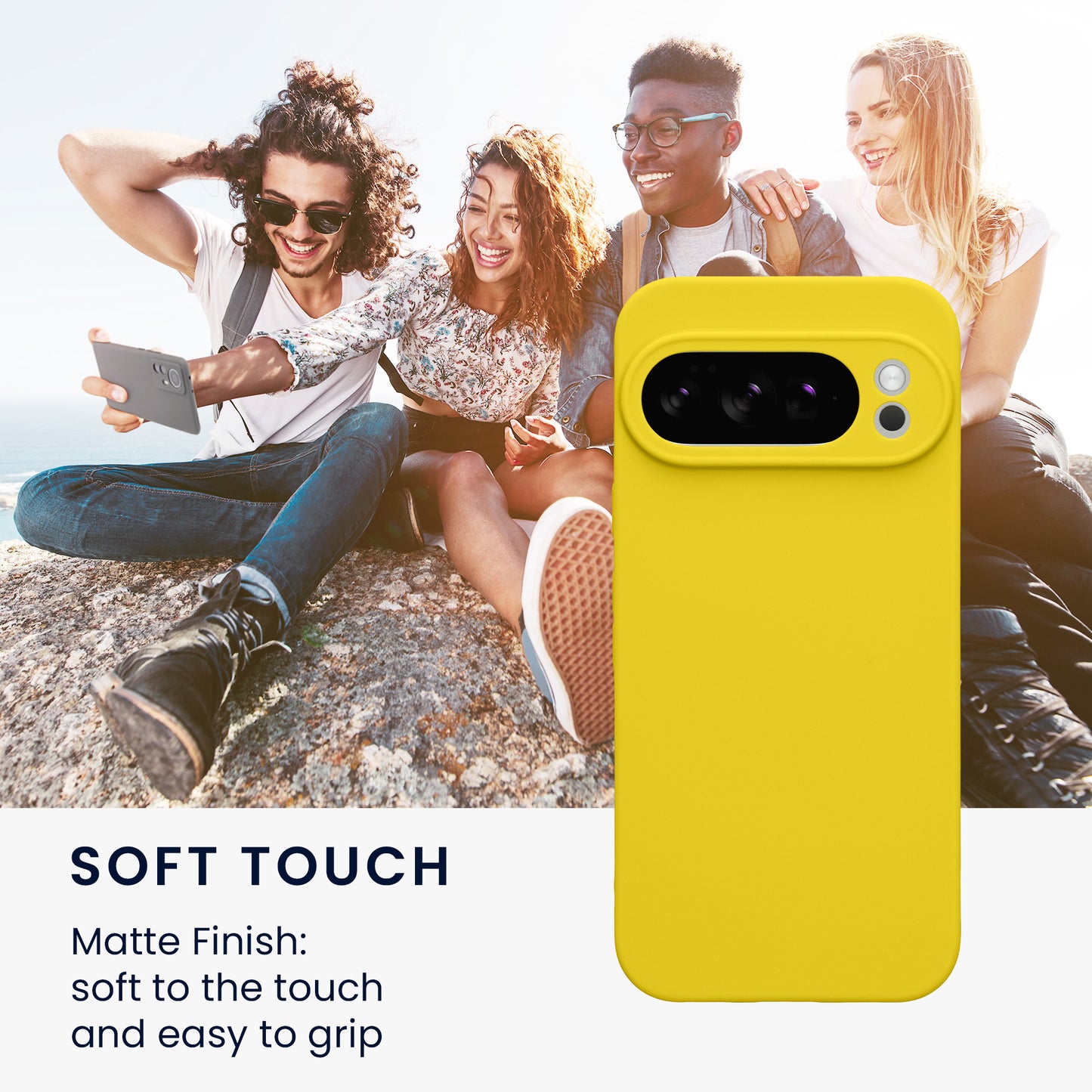 kwmobile Case for Google Pixel 10 Pro - Soft Cell Phone Silicone Case Protective Cover