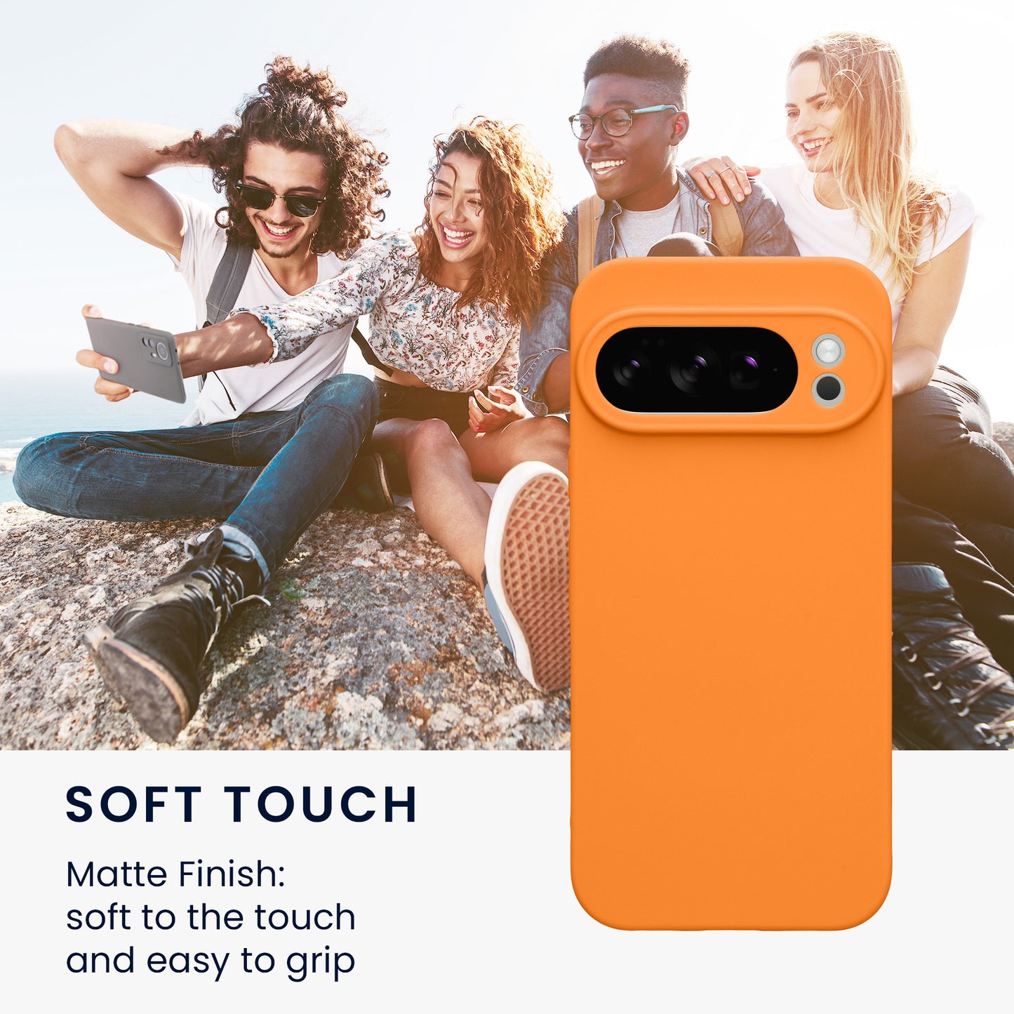 kwmobile Case for Google Pixel 10 Pro - Soft Cell Phone Silicone Case Protective Cover