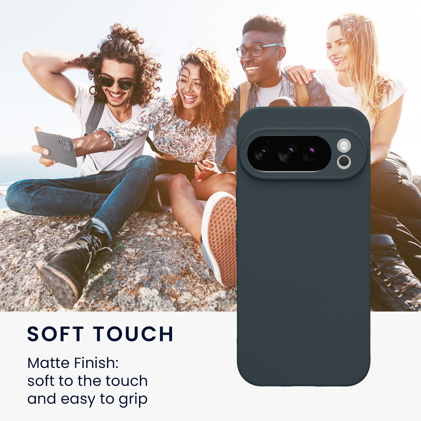 kwmobile Case for Google Pixel 10 Pro - Soft Cell Phone Silicone Case Protective Cover