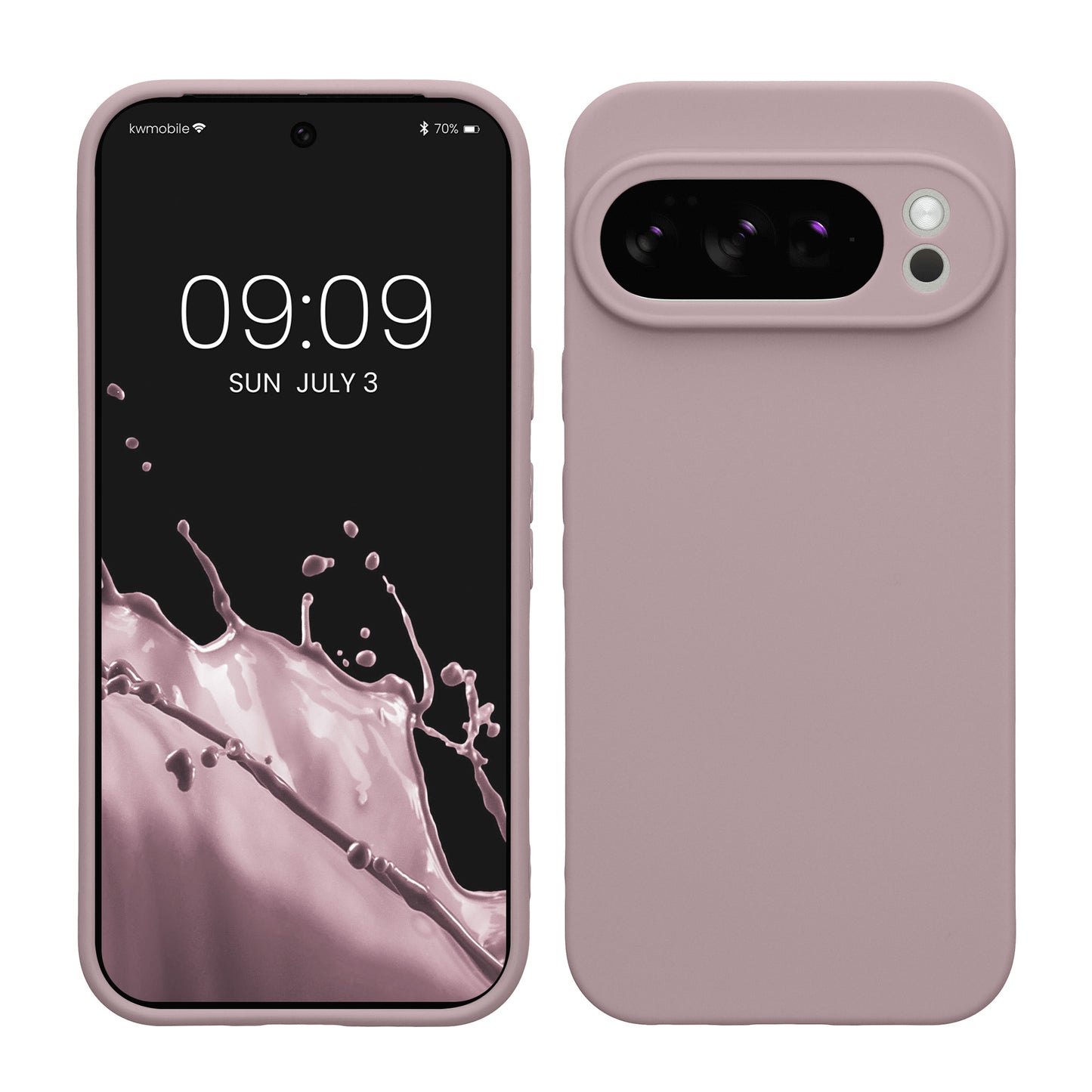kwmobile Case for Google Pixel 10 Pro - Soft Cell Phone Silicone Case Protective Cover
