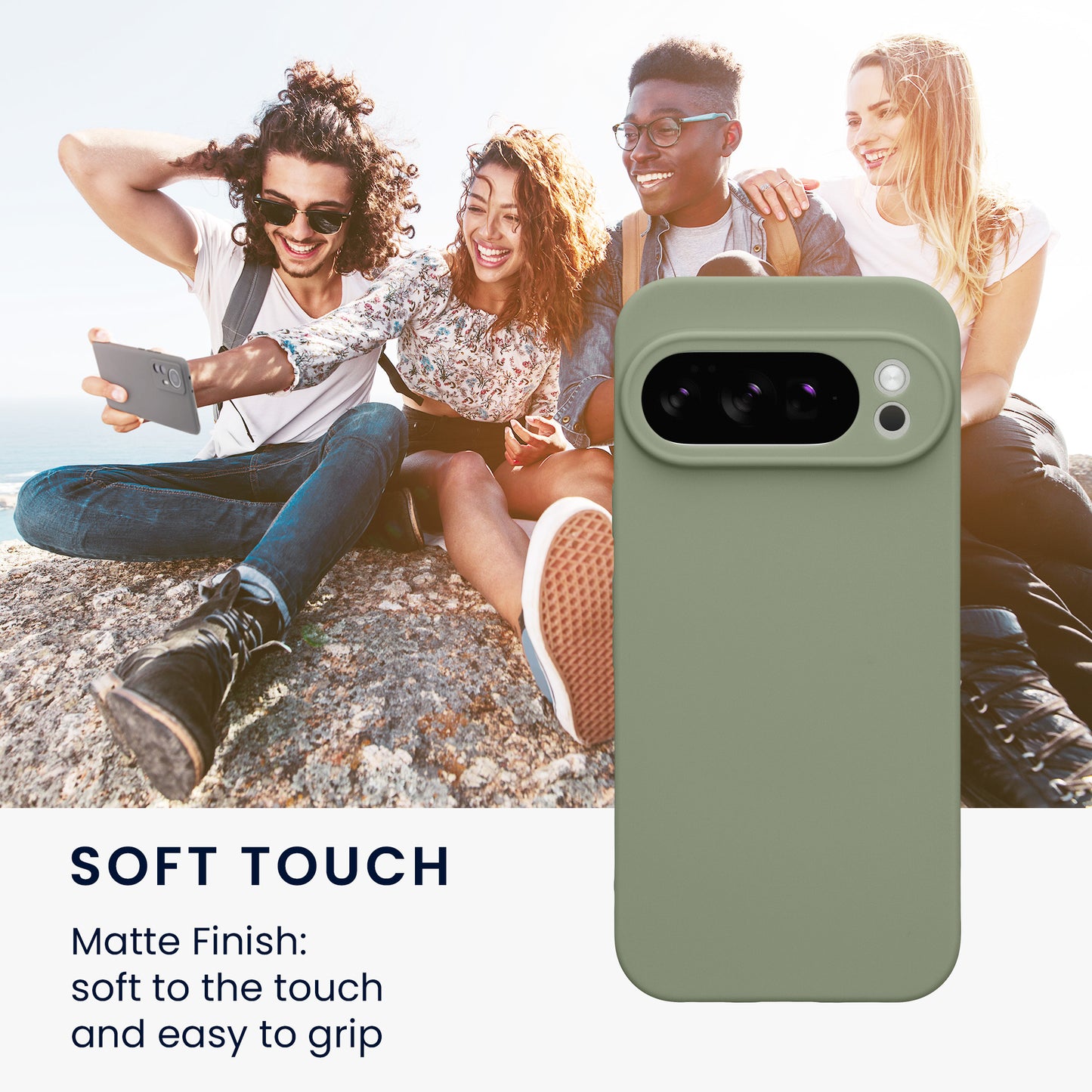 kwmobile Case for Google Pixel 10 Pro - Soft Cell Phone Silicone Case Protective Cover