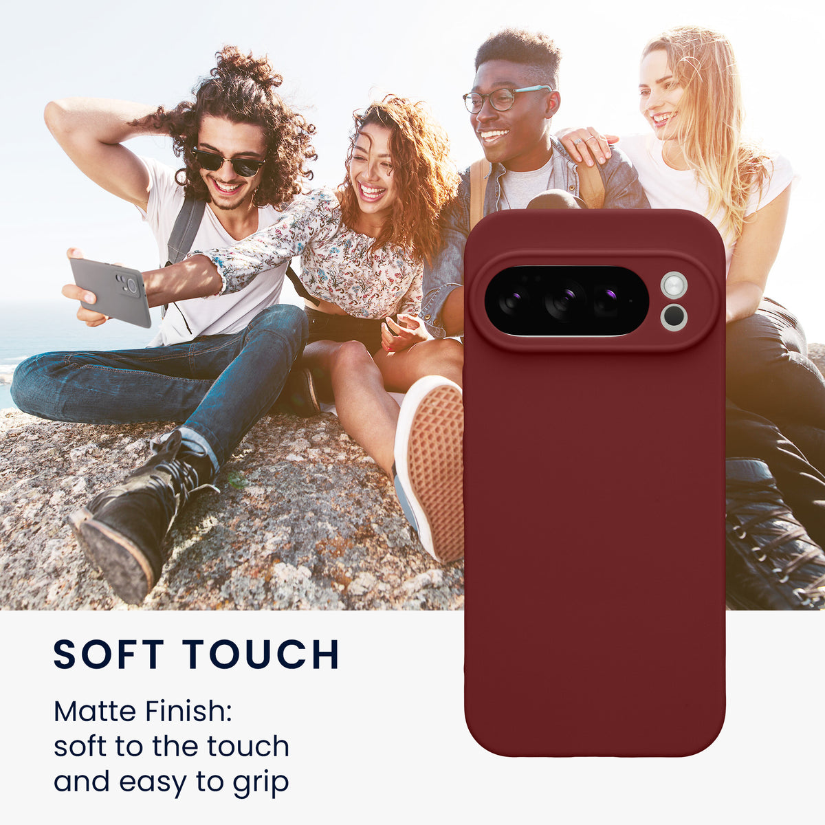 kwmobile Case for Google Pixel 10 Pro - Soft Cell Phone Silicone Case Protective Cover