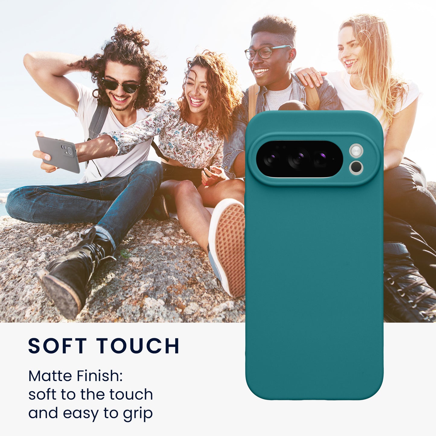 kwmobile Case for Google Pixel 10 Pro - Soft Cell Phone Silicone Case Protective Cover
