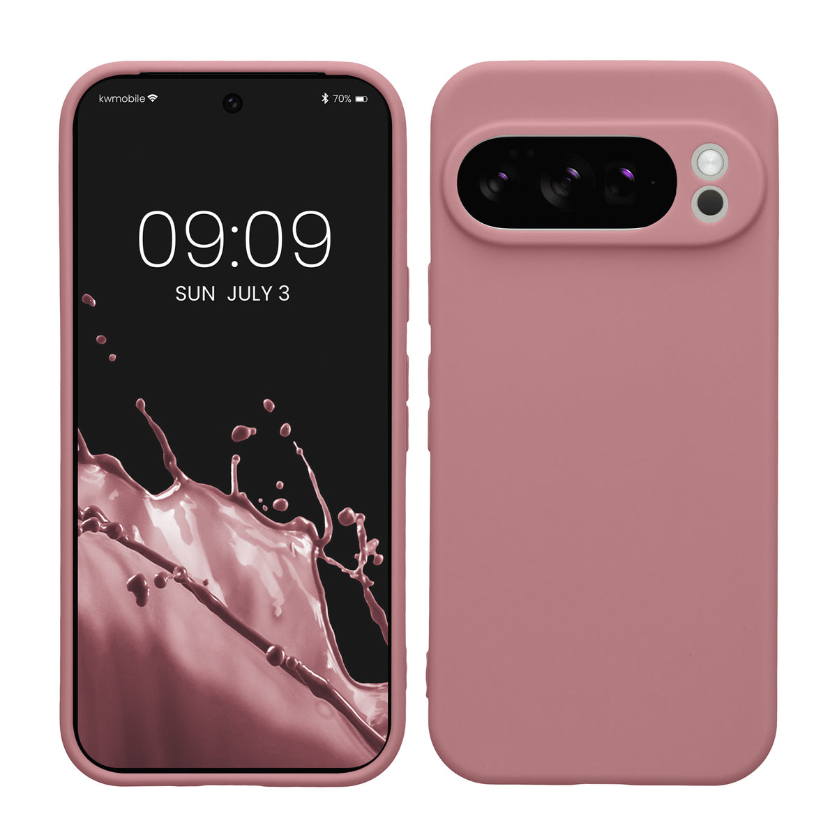 kwmobile Case for Google Pixel 10 Pro - Soft Cell Phone Silicone Case Protective Cover