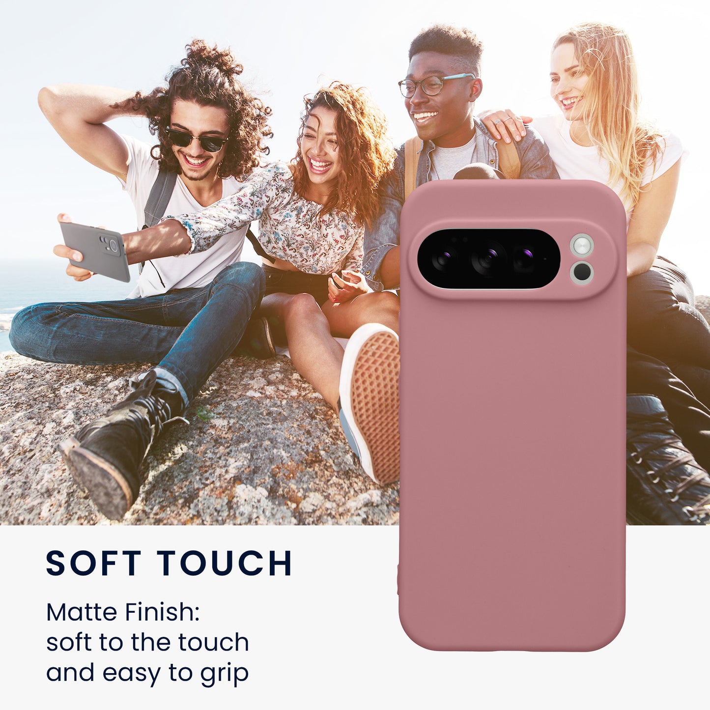 kwmobile Case for Google Pixel 10 Pro - Soft Cell Phone Silicone Case Protective Cover