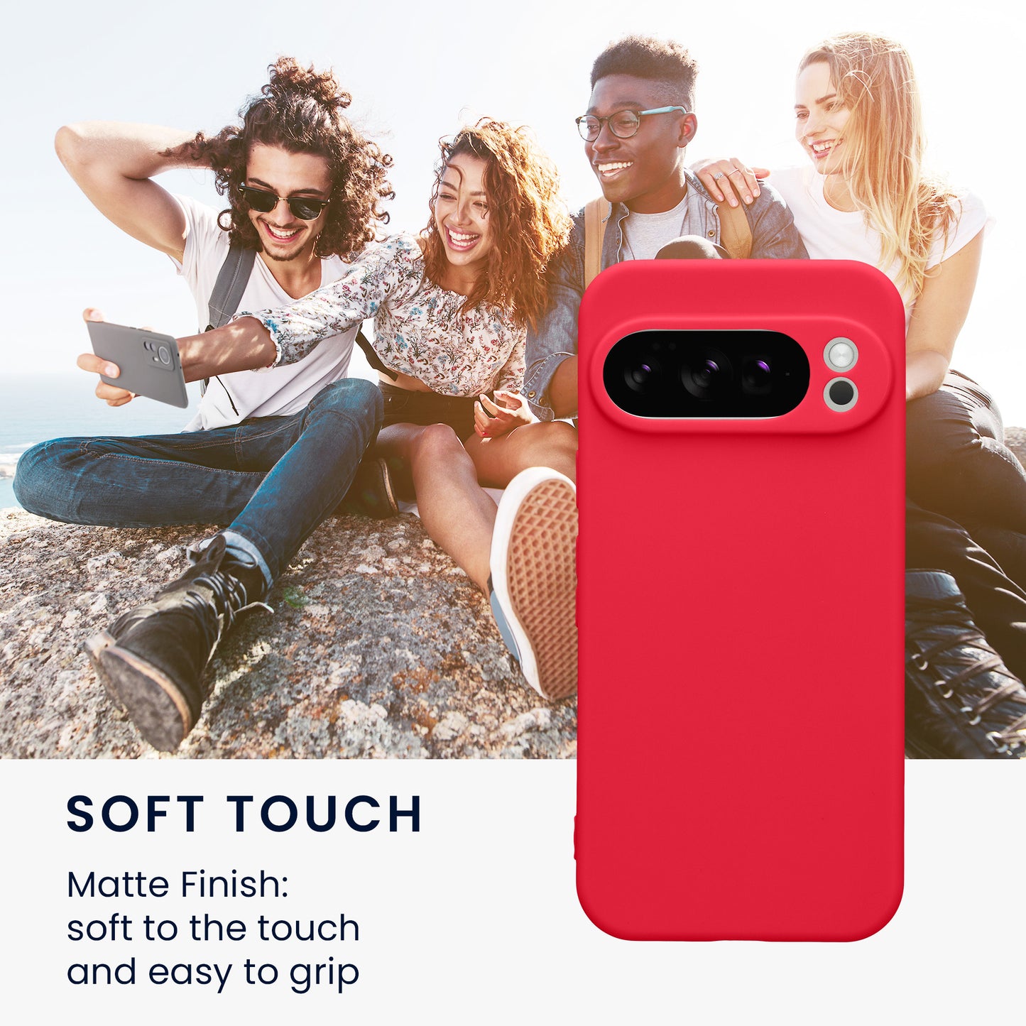 kwmobile Case for Google Pixel 10 Pro - Soft Cell Phone Silicone Case Protective Cover