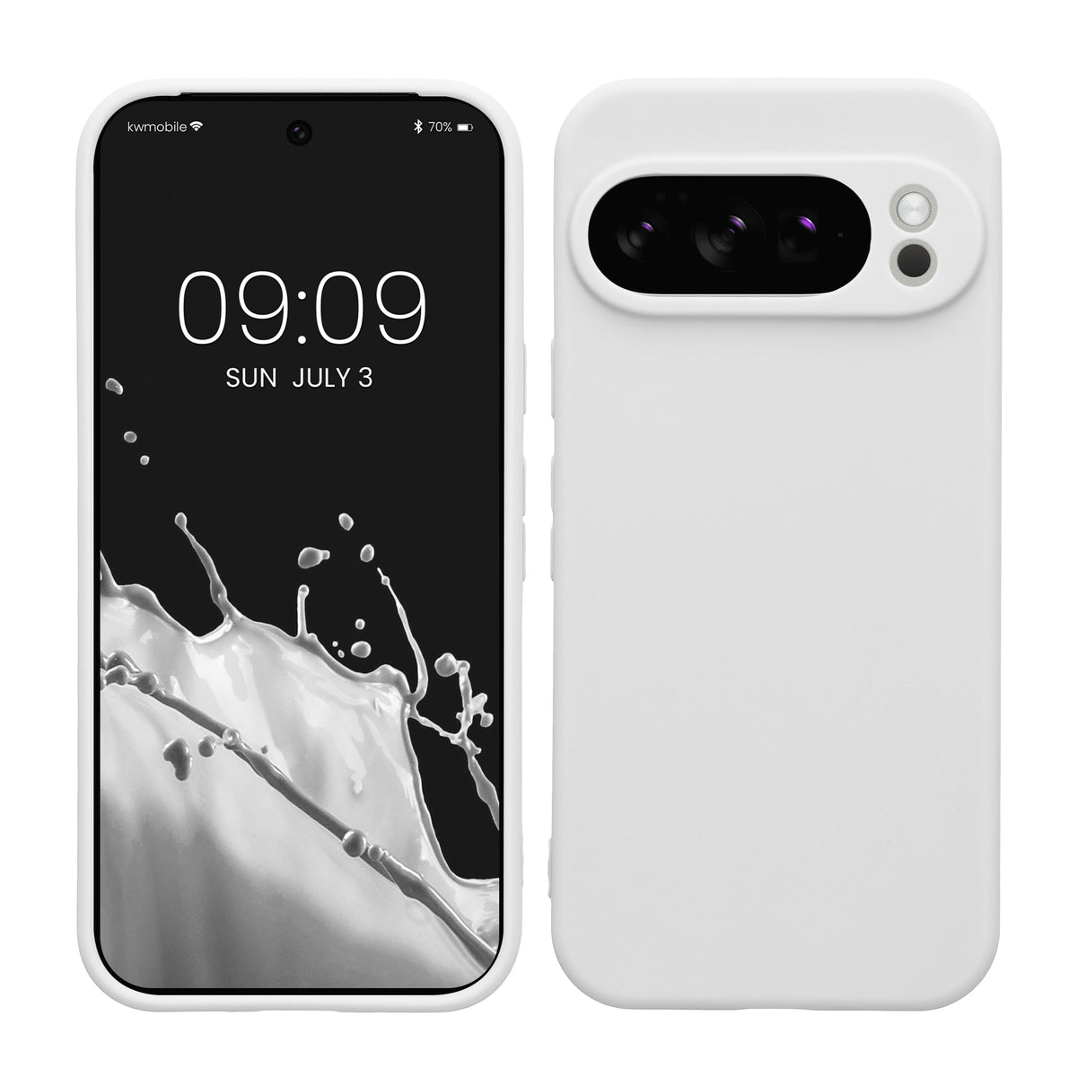 kwmobile Case for Google Pixel 10 Pro - Soft Cell Phone Silicone Case Protective Cover