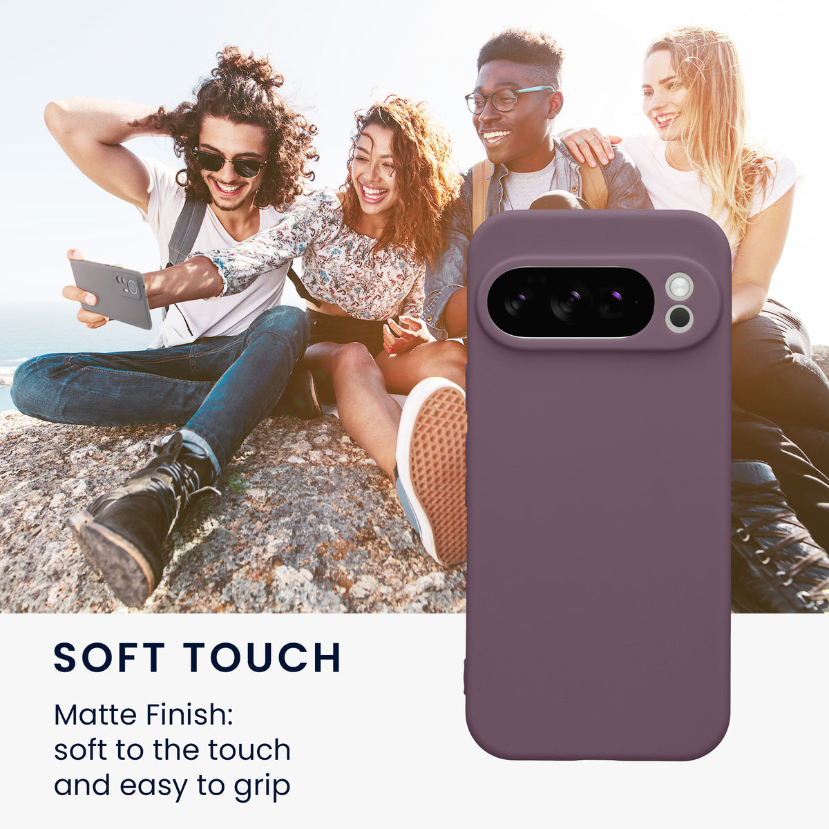 kwmobile Case for Google Pixel 10 Pro - Soft Cell Phone Silicone Case Protective Cover