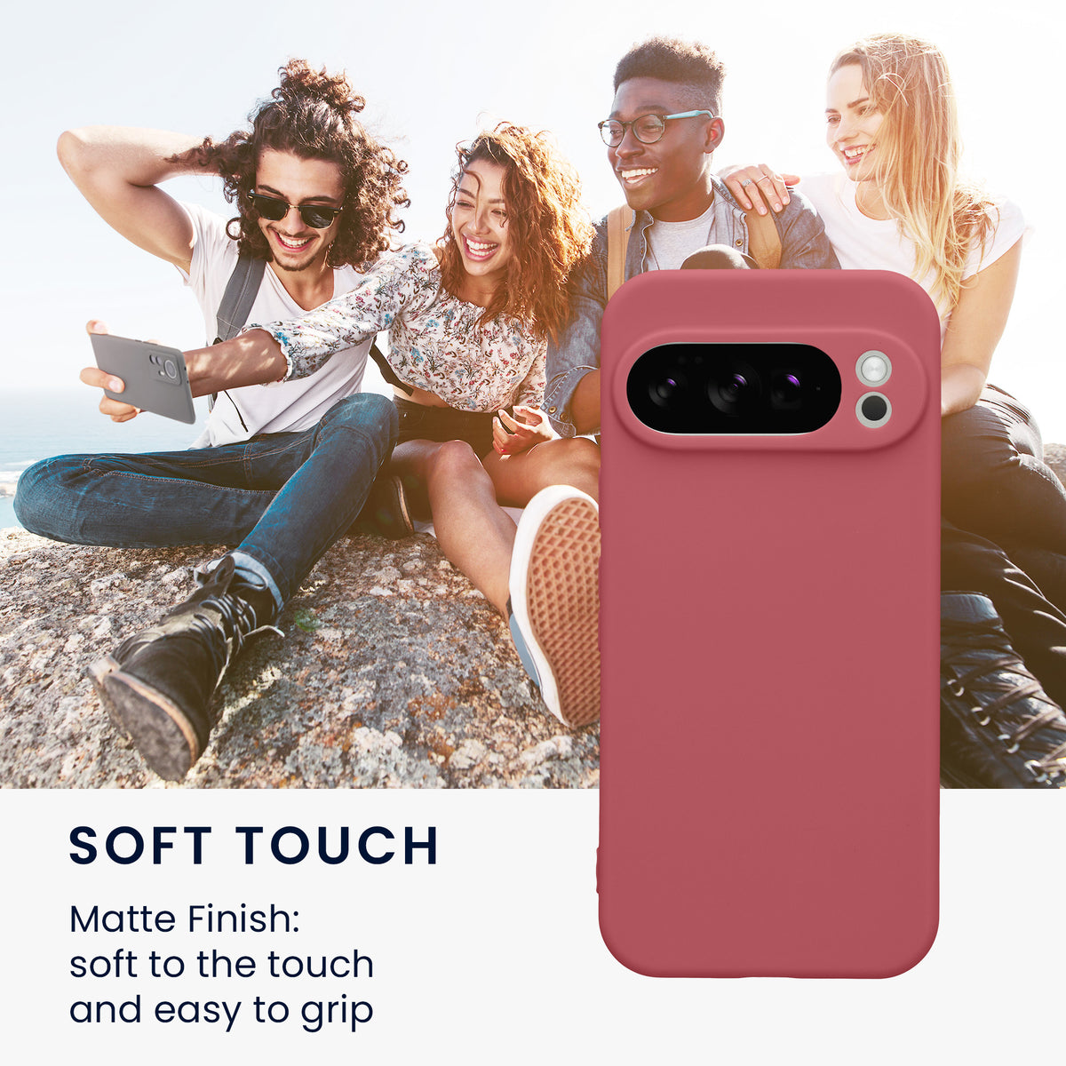 kwmobile Case for Google Pixel 10 Pro - Soft Cell Phone Silicone Case Protective Cover