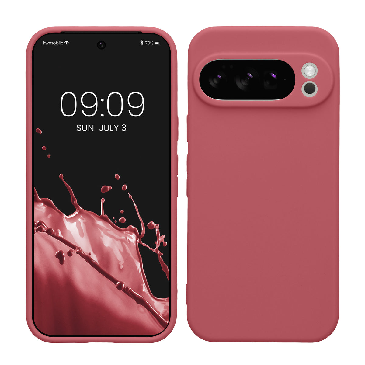 kwmobile Case for Google Pixel 10 Pro - Soft Cell Phone Silicone Case Protective Cover