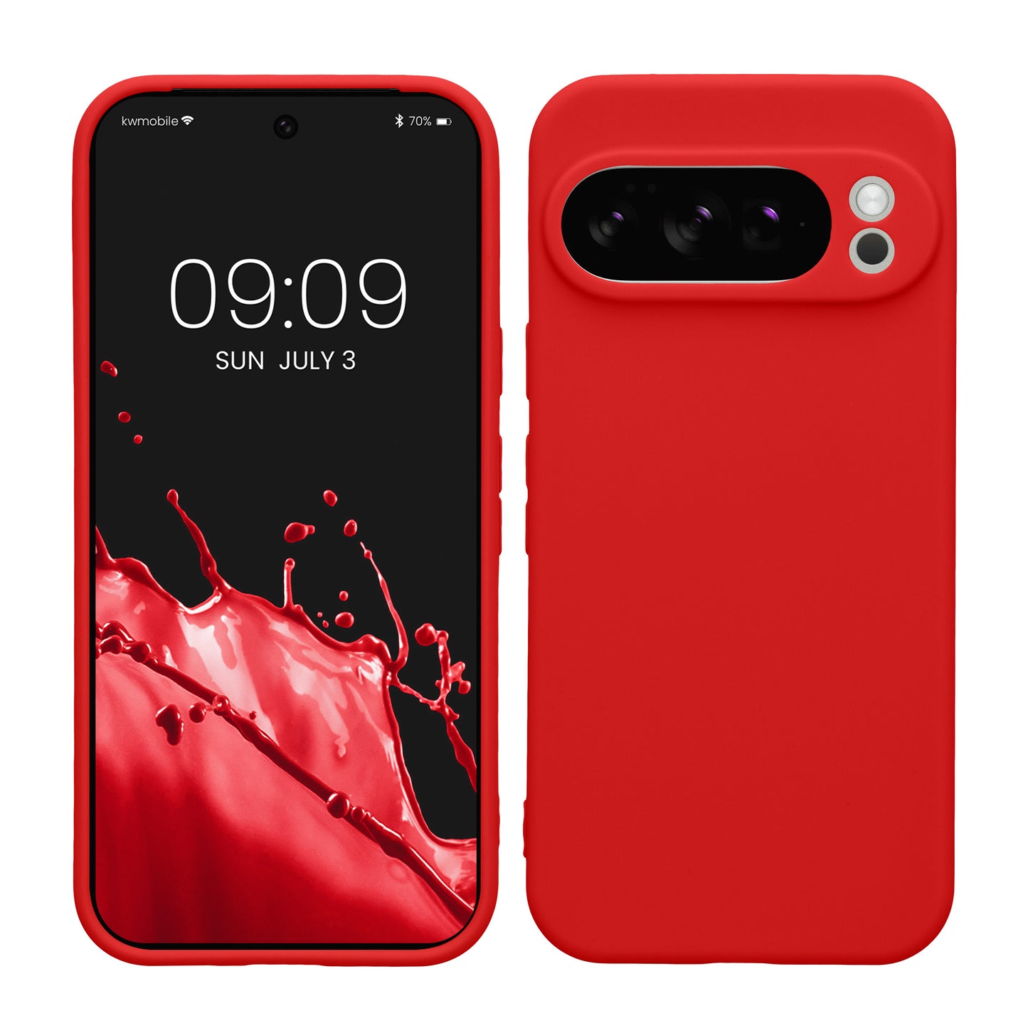 kwmobile Case for Google Pixel 10 Pro - Soft Cell Phone Silicone Case Protective Cover