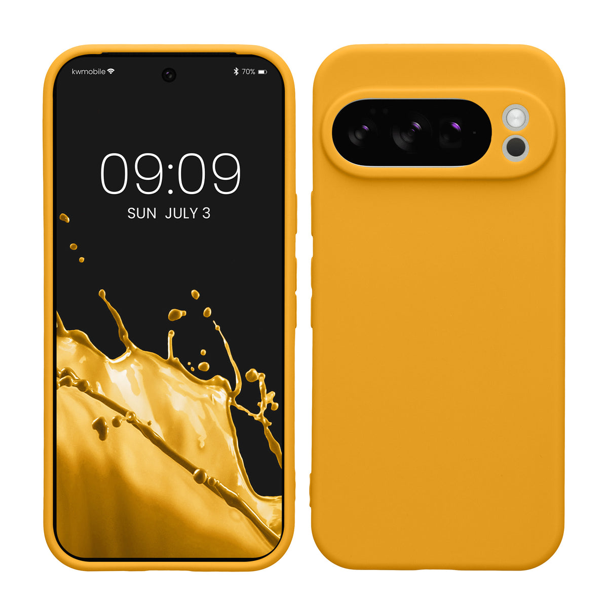 kwmobile Case for Google Pixel 10 Pro - Soft Cell Phone Silicone Case Protective Cover