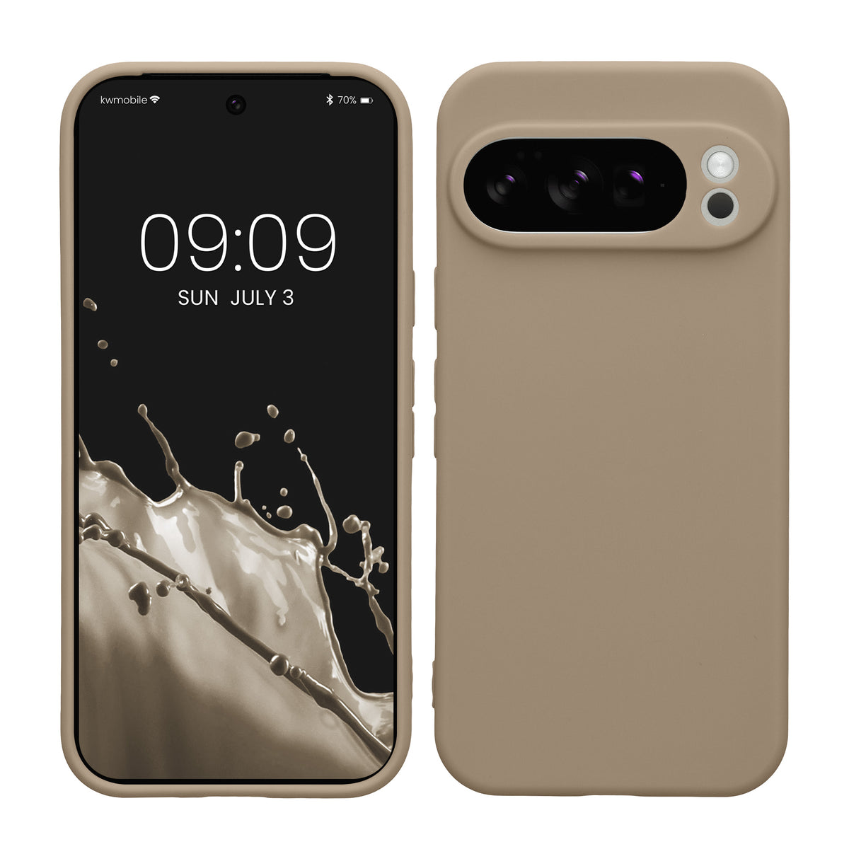 kwmobile Case for Google Pixel 10 Pro - Soft Cell Phone Silicone Case Protective Cover