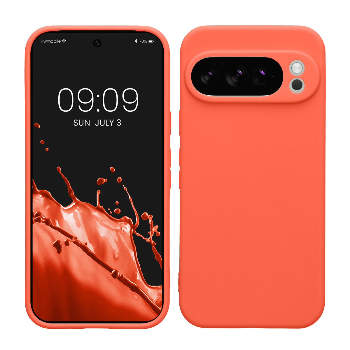 kwmobile Case for Google Pixel 10 Pro - Soft Cell Phone Silicone Case Protective Cover