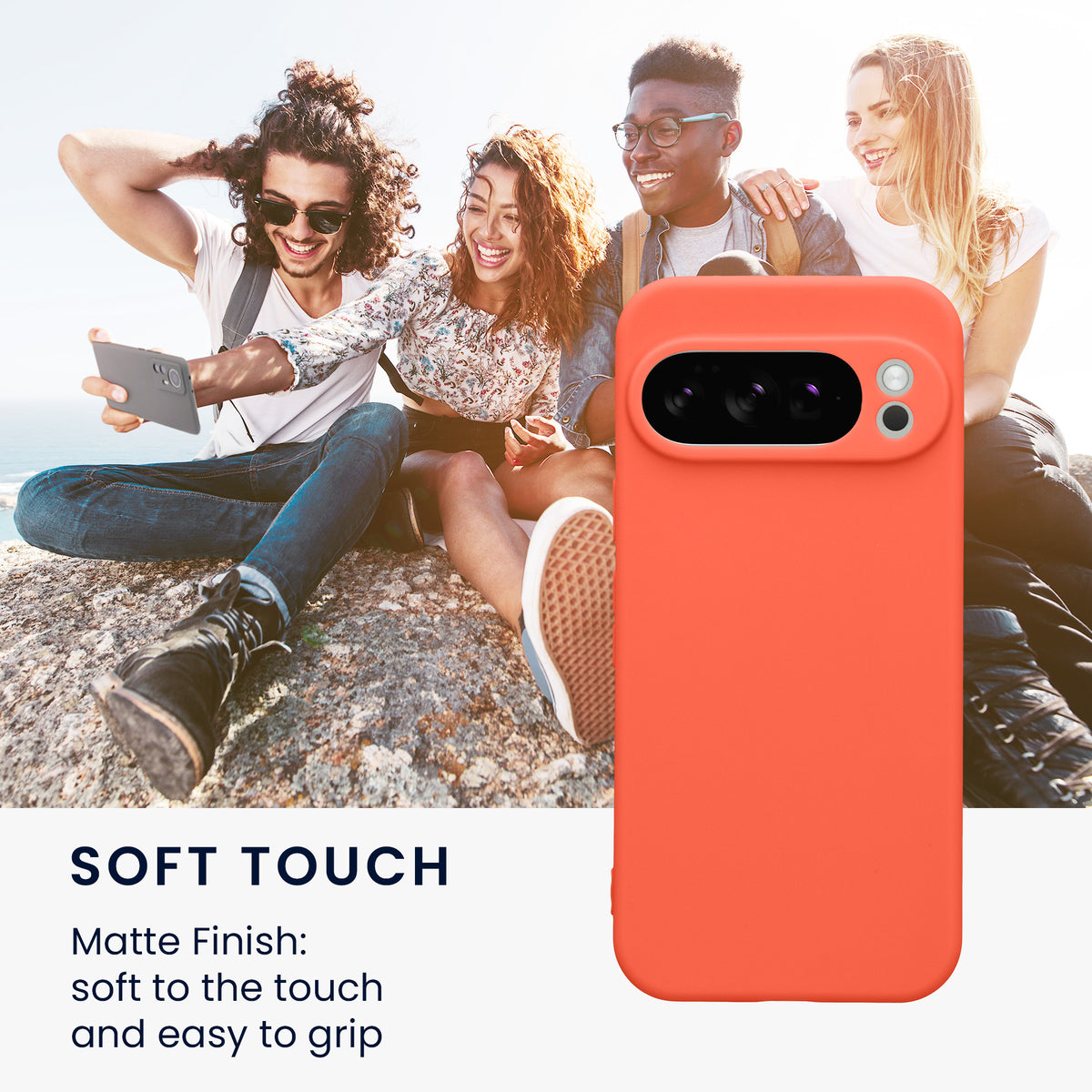 kwmobile Case for Google Pixel 10 Pro - Soft Cell Phone Silicone Case Protective Cover