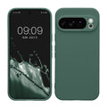 kwmobile Handyhülle für Google Pixel 10 Pro Hülle - weiches Handy Silikon Case - Schutzhülle Cover - Tannengrün Tannengrün  