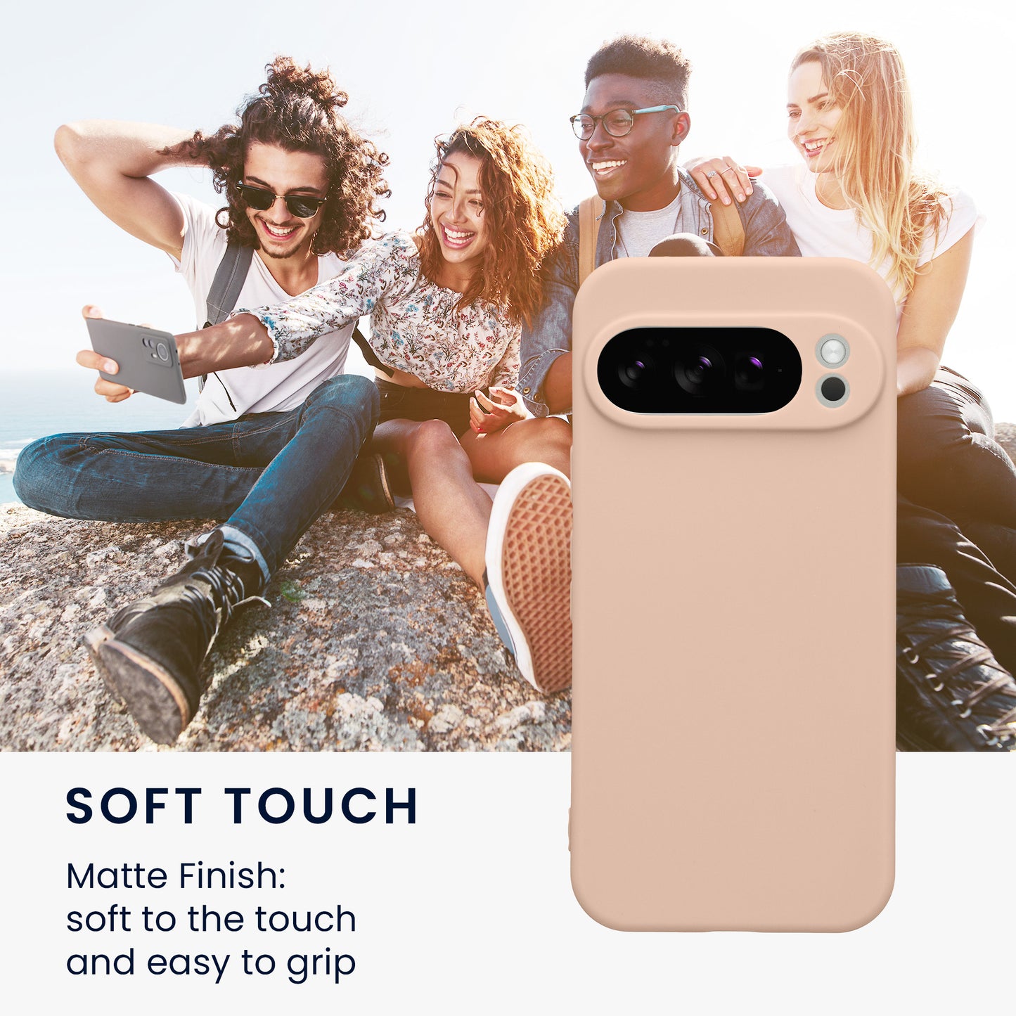 kwmobile Case for Google Pixel 10 Pro - Soft Cell Phone Silicone Case Protective Cover