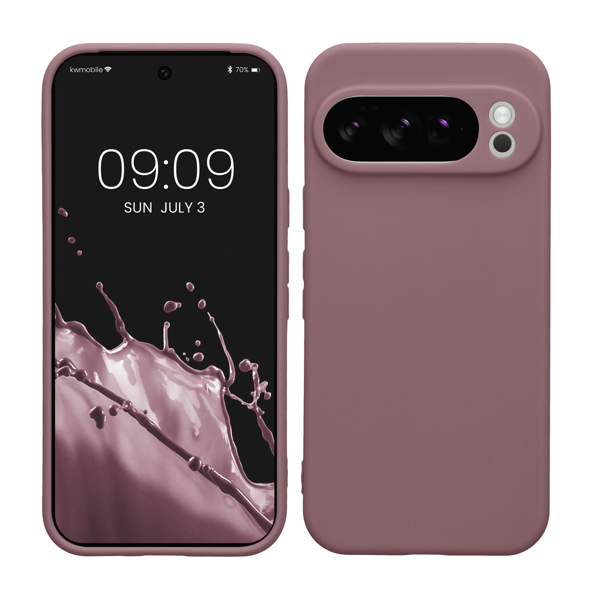 kwmobile Case for Google Pixel 10 Pro - Soft Cell Phone Silicone Case Protective Cover