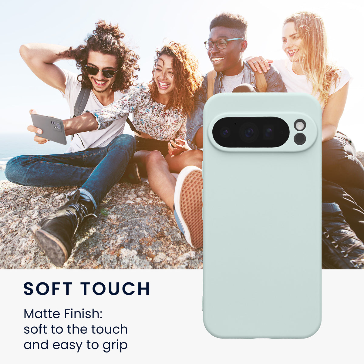 kwmobile Phone Case for Google Pixel 10 Pro XL Case - Soft Mobile Phone Silicone Case - Protective Cover