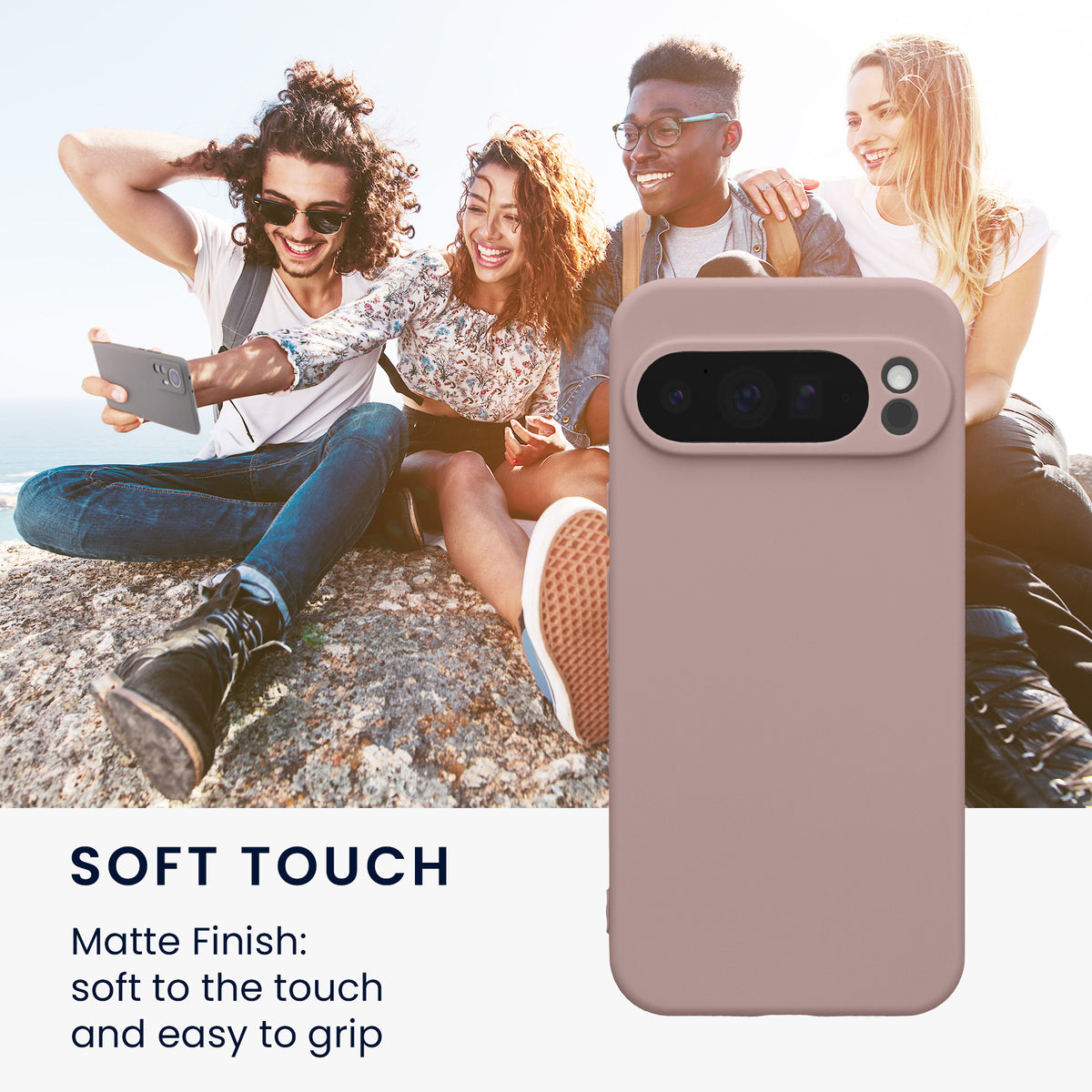kwmobile Phone Case for Google Pixel 10 Pro XL Case - Soft Mobile Phone Silicone Case - Protective Cover