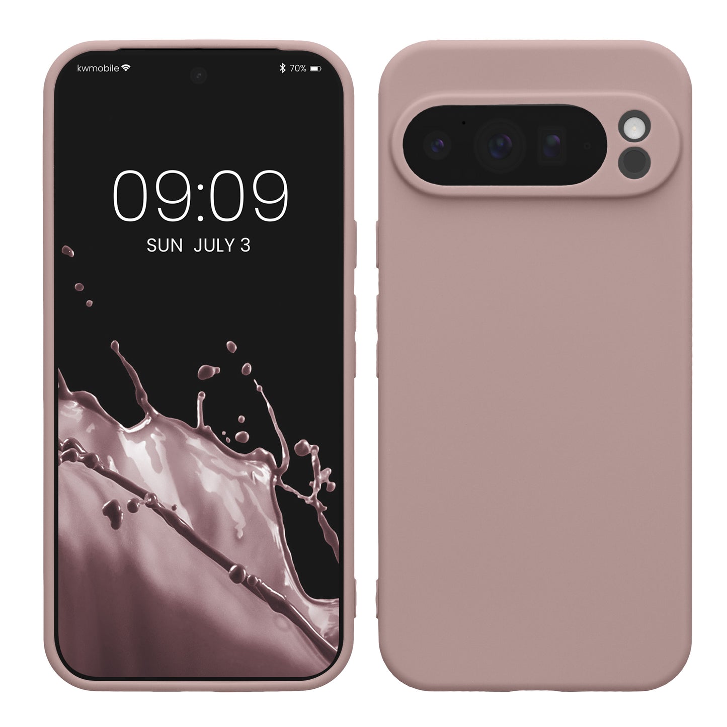 kwmobile Phone Case for Google Pixel 10 Pro XL Case - Soft Mobile Phone Silicone Case - Protective Cover