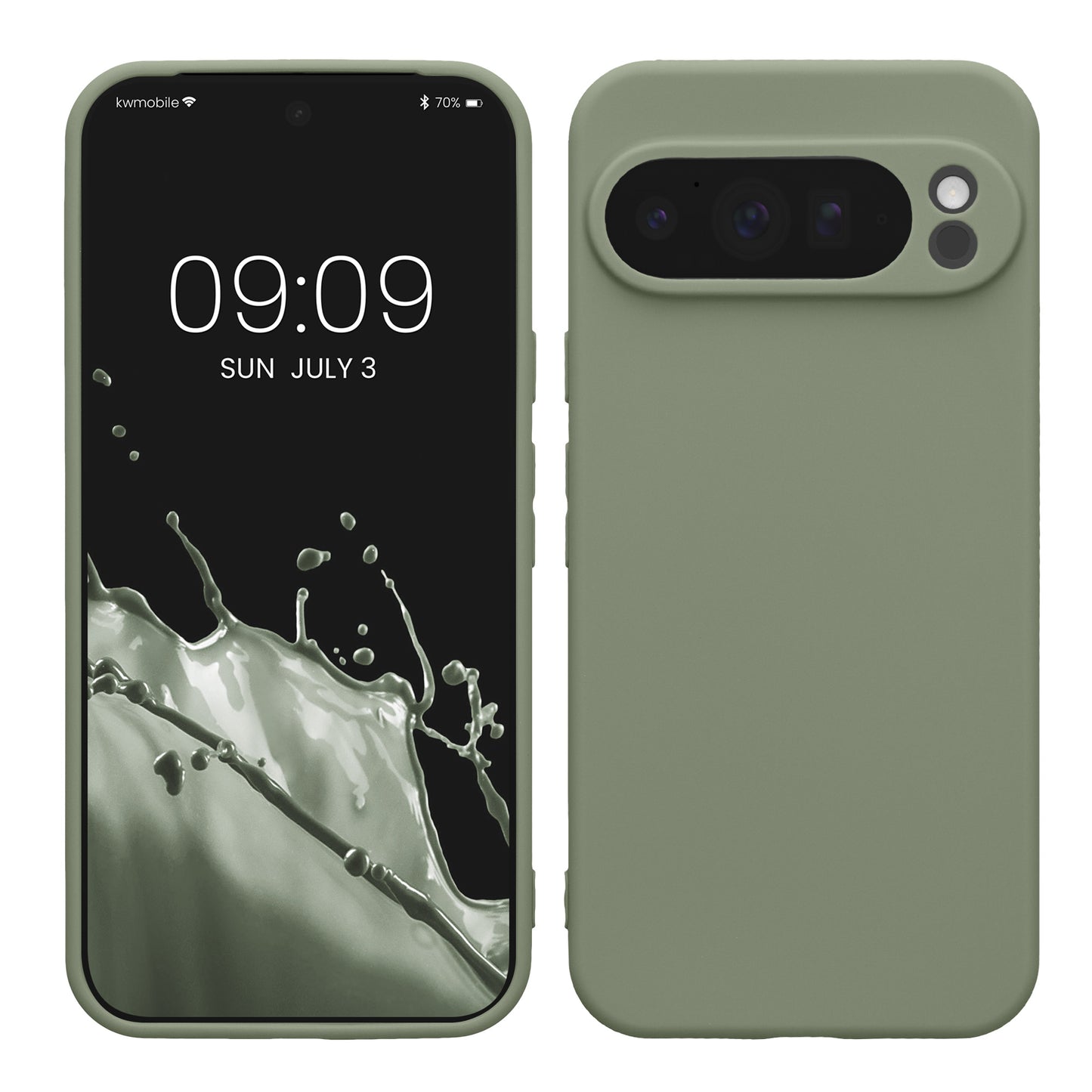 kwmobile Phone Case for Google Pixel 10 Pro XL Case - Soft Mobile Phone Silicone Case - Protective Cover