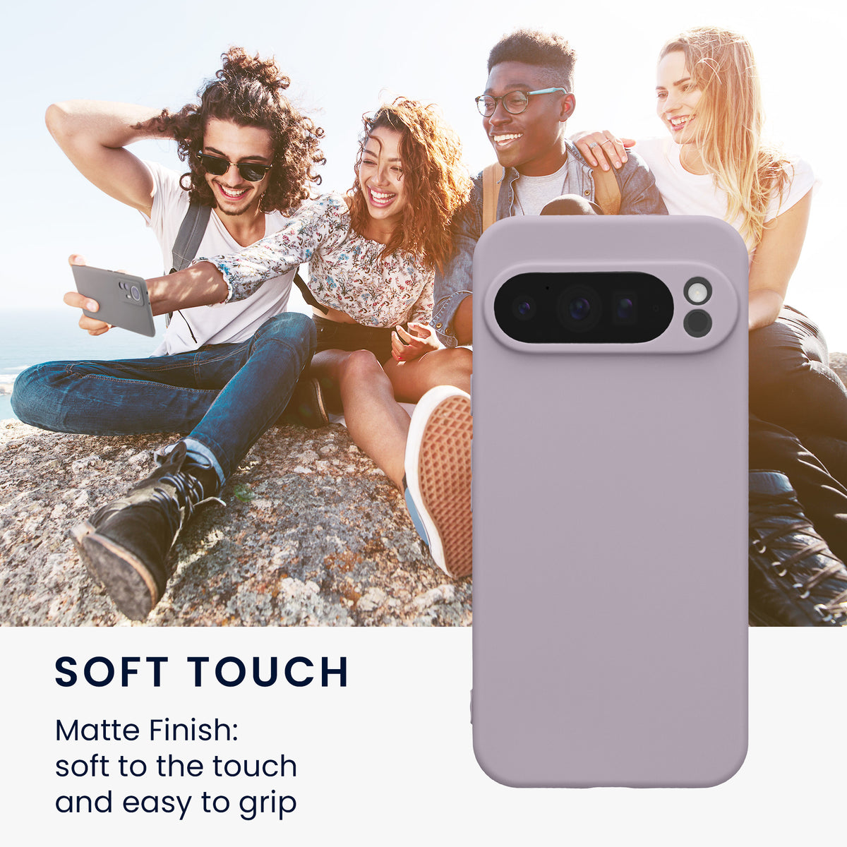 kwmobile Phone Case for Google Pixel 10 Pro XL Case - Soft Mobile Phone Silicone Case - Protective Cover