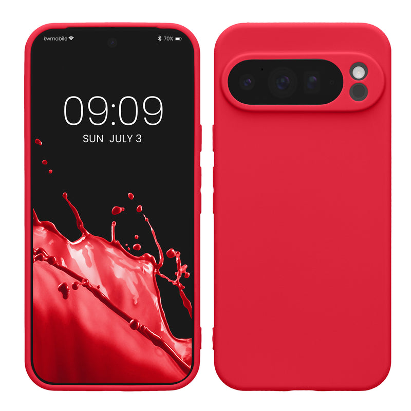 kwmobile Handyhülle für Google Pixel 10 Pro XL Hülle - weiches Handy Silikon Case - Schutzhülle Cover - Neon Pink Neon Pink  