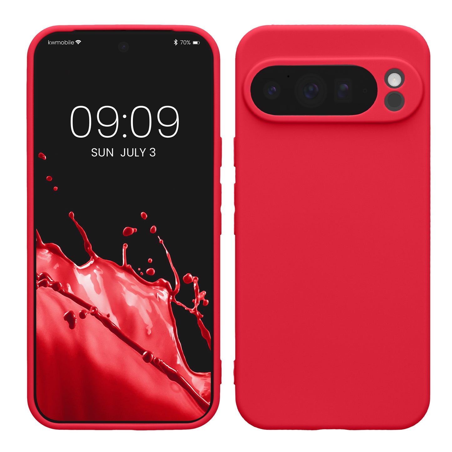kwmobile Phone Case for Google Pixel 10 Pro XL Case - Soft Mobile Phone Silicone Case - Protective Cover