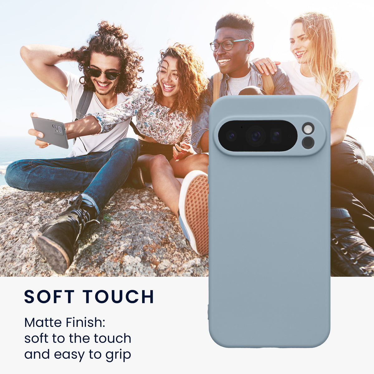 kwmobile Phone Case for Google Pixel 10 Pro XL Case - Soft Mobile Phone Silicone Case - Protective Cover