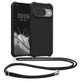 kwmobile Necklace Case compatible with Google Pixel 10 / Pixel 10 Pro - Cover with Lanyard - Silicone Protective Case