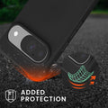 kwmobile Necklace Case compatible with Google Pixel 10 / Pixel 10 Pro - Cover with Lanyard - Silicone Protective Case