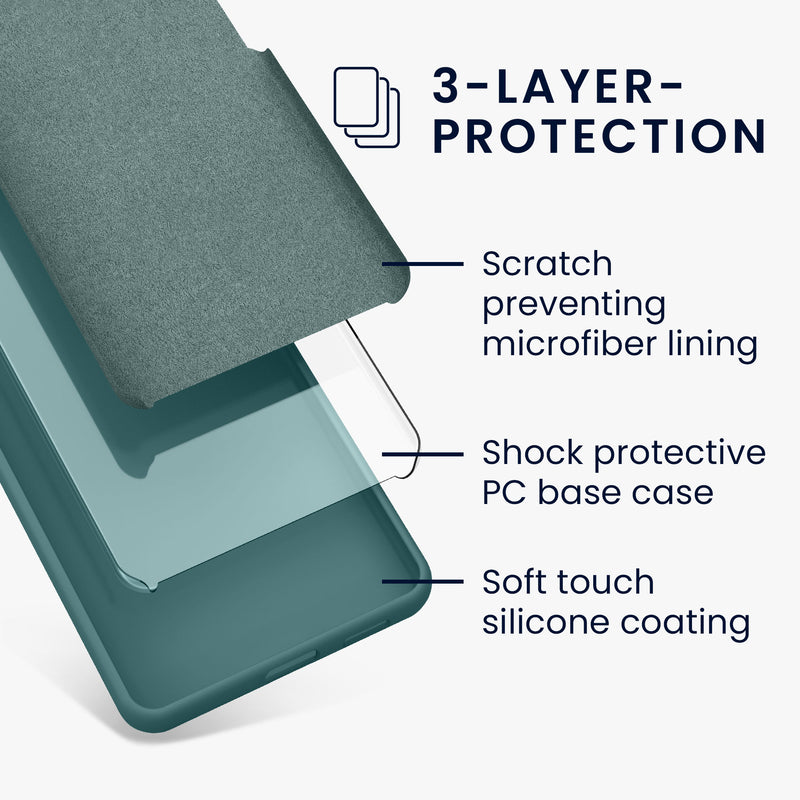 kwmobile Cell Phone Case for Google Pixel 10 / Pixel 10 Pro - Silicone Case - Wireless Charging - Protective Cover