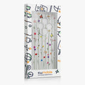 Xiaomi Redmi 14C / Poco C75 Clear Phone Case with Glass Screen Protector Wildflowers