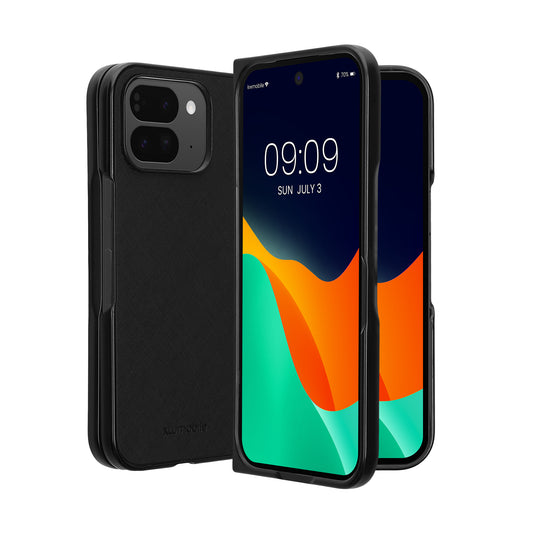 kwmobile Flip Hardcase kompatibel mit Google Pixel 10 Pro Fold - Hülle für Foldable Handy - Handyhülle in Schwarz Schwarz  