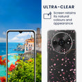 Xiaomi Redmi A3 Clear Phone Case with Glass Screen Protector