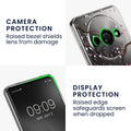 Xiaomi Redmi A3 Clear Phone Case with Glass Screen Protector