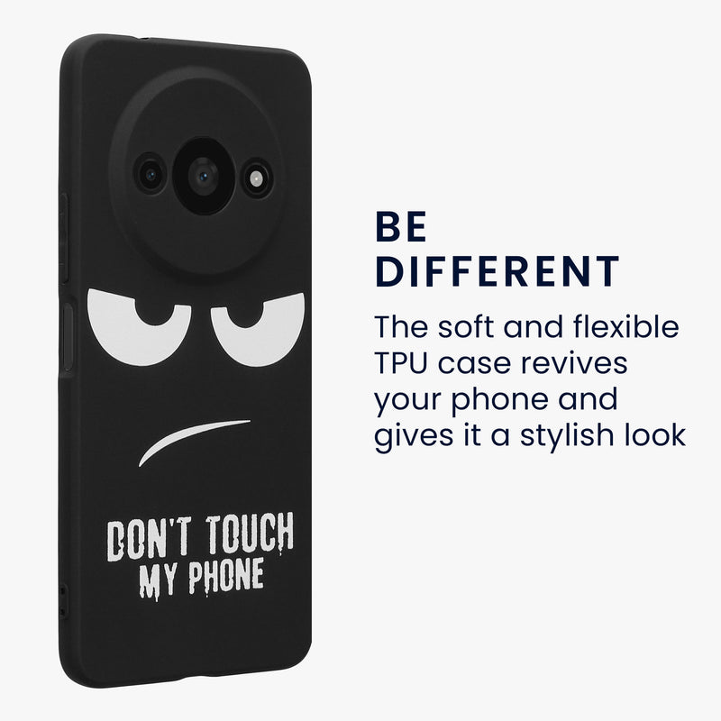 Xiaomi Redmi A3 Silicone Phone Case Don't Touch My Phone