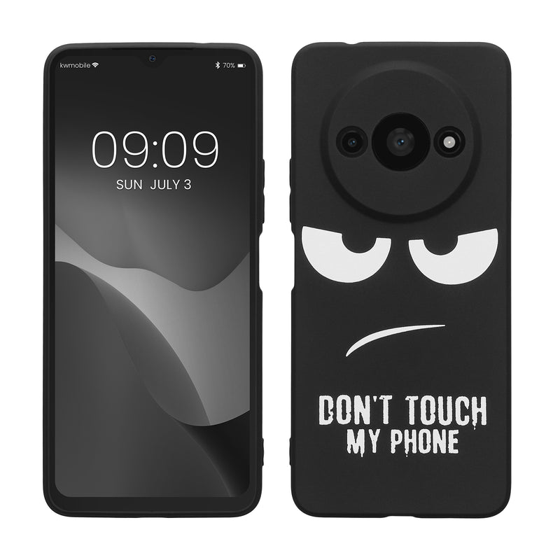 Xiaomi Redmi A3 Silicone Phone Case Don't Touch My Phone
