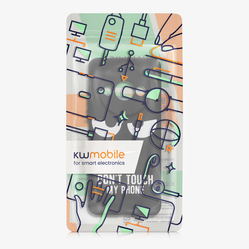 Xiaomi Redmi A3 Silicone Phone Case Don't Touch My Phone