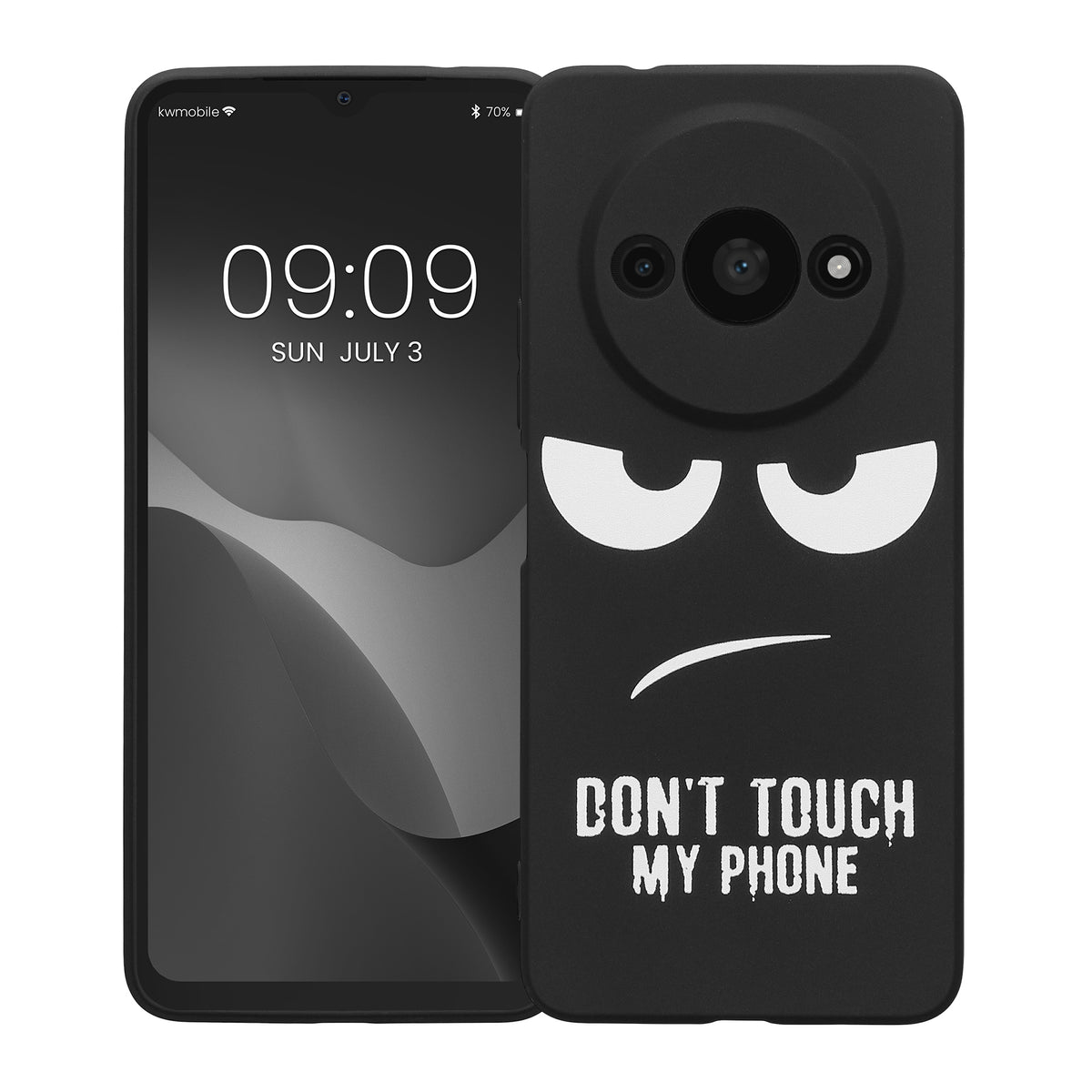 Xiaomi Redmi A3 Silicone Phone Case Don't Touch My Phone