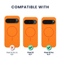 kwmobile Silicone Case for Google Pixel 10 / Pixel 10 Pro - MagSafe Compatible