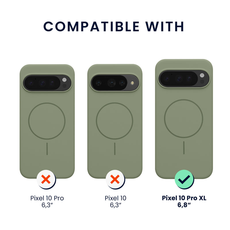kwmobile Silicone Case for Google Pixel 10 Pro XL Phone Case - Case Compatible with MagSafe