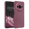 kwmobile Handyhülle für Xiaomi Redmi A3 Hülle - weiche Silikon Case metallisch schimmernd - Schutzhülle Cover - Metallic Lavendel Metallic Lavendel  