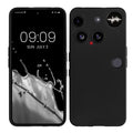 kwmobile Handyhülle für Nothing Phone 3 Hülle - weiches Handy Silikon Case - Schutzhülle Cover - Schwarz matt Schwarz matt  