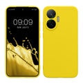 kwmobile Handyhülle für Xiaomi Poco F7 Hülle - weiches Handy Silikon Case - Schutzhülle Cover - Strahlend Gelb Strahlend Gelb  