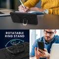 Xiaomi Redmi Note 14 Pro 5G / Poco X7 Phone Case with Ring Holder and 2 Screen Protectors