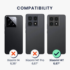 Xiaomi 14T Soft Phone Case with Camera Protection and Card Slot