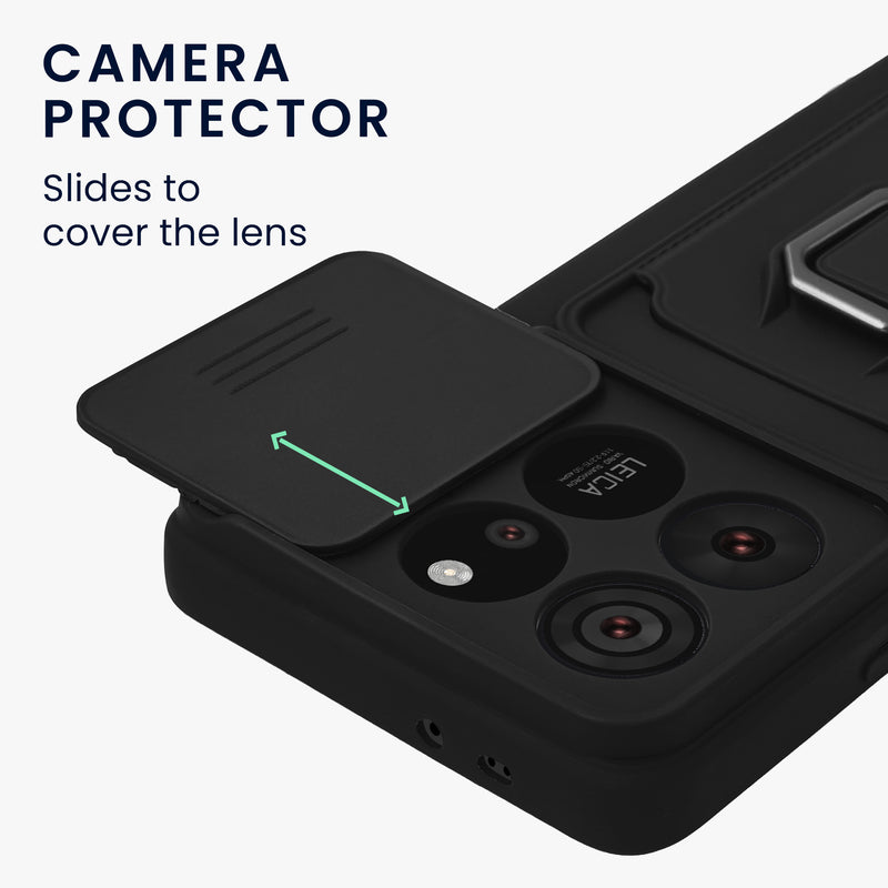 Xiaomi 14T Pro Soft Phone Case with Camera Protection and Card Slot